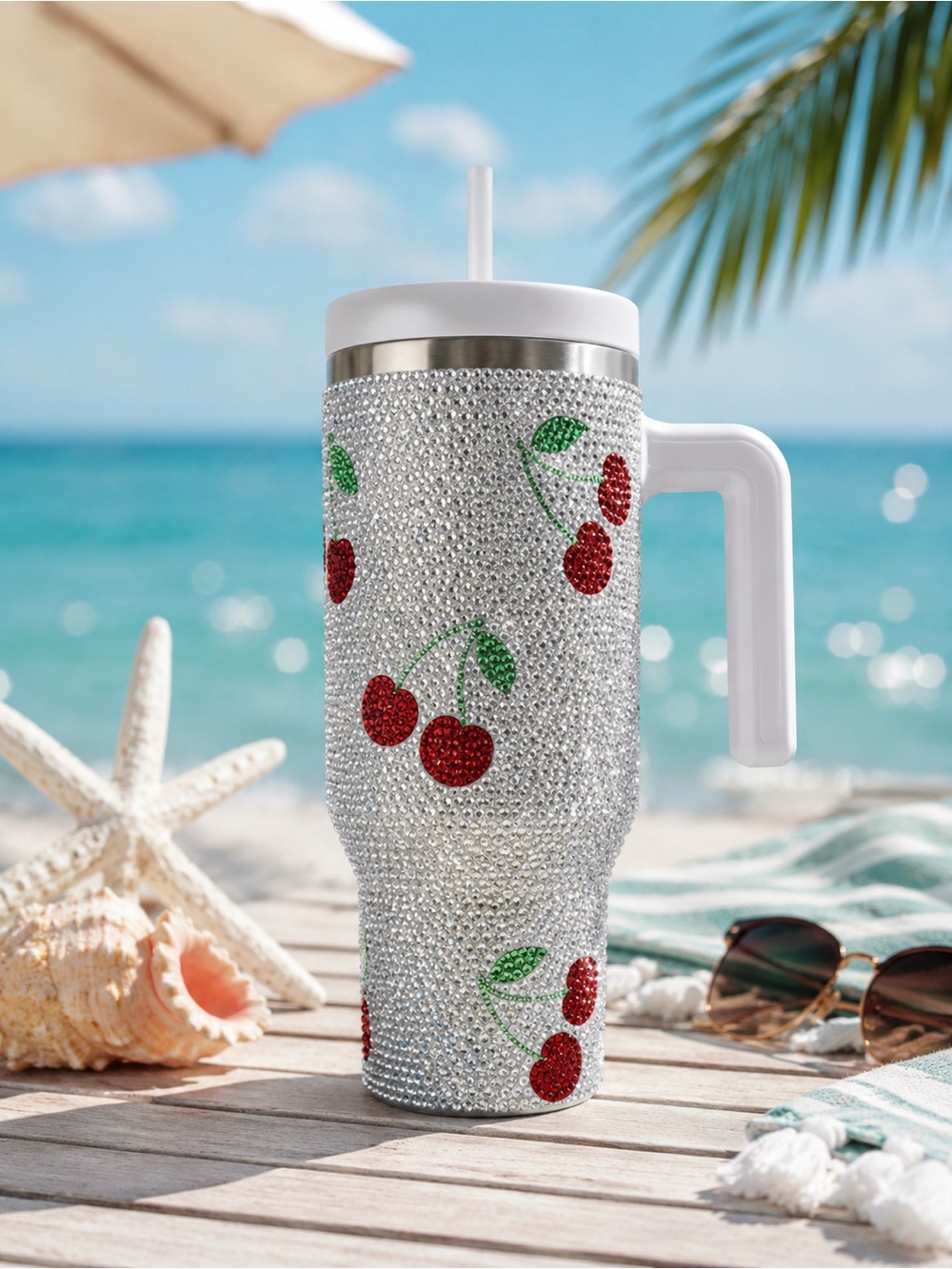 NIB HYDRAPEAK Classics Limited Edition Cherries Most Loved Viral Voyager Tumbler
